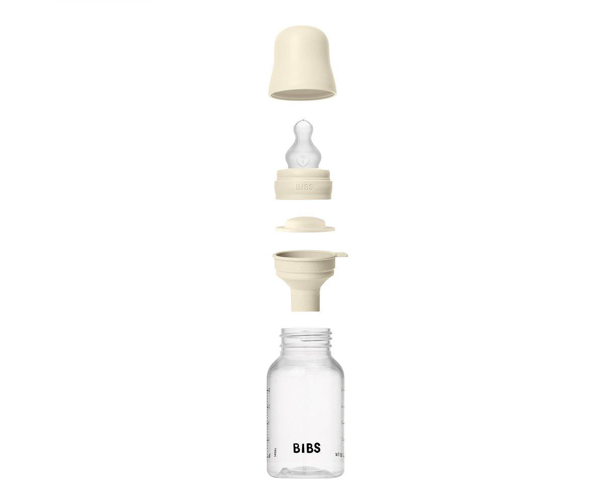 2 Biberones Plástico BIBS Silicona Ivory 150 ml