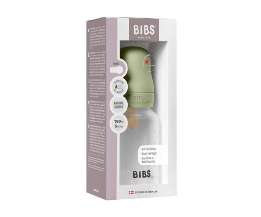 Biberón Plástico BIBS Látex Sage 150ml