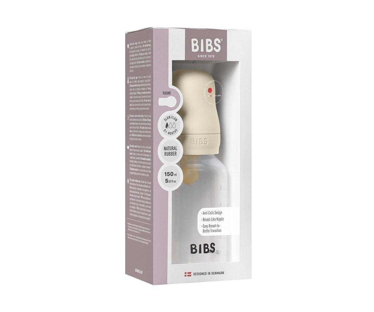 Biberón Plástico BIBS Látex Ivory 150ml