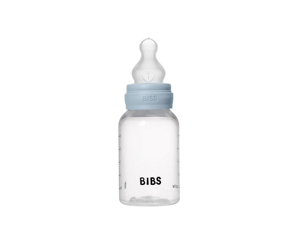 Biberón Plástico BIBS Silicona Baby Blue 150ml