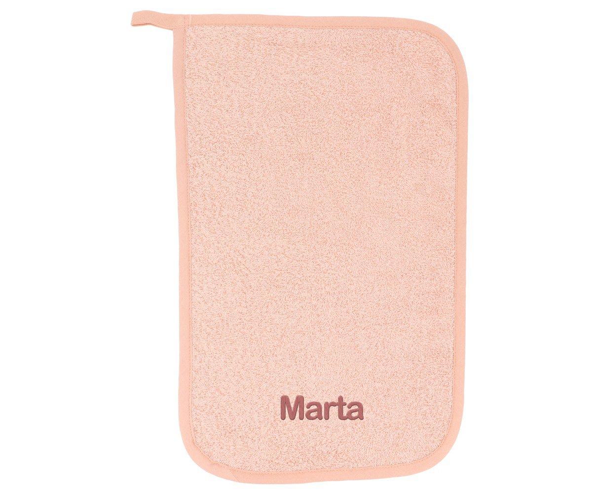 Toalla Guarderia Personalizable Rosa