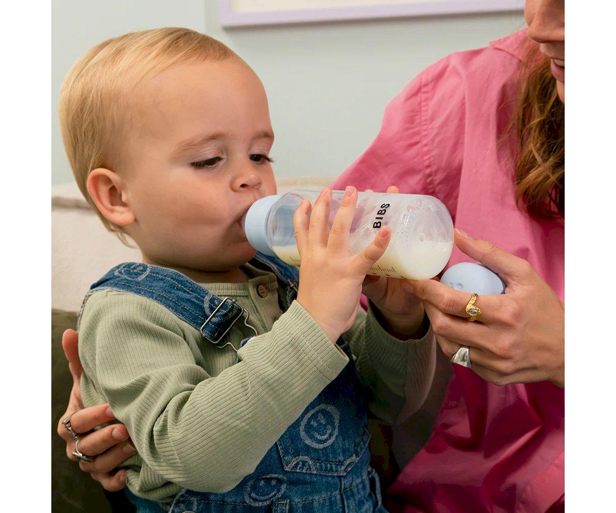 2 Biberones Plástico BIBS Silicona Ivory 150 ml