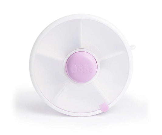 Caja Almuerzo Snack Spinner Flip, Correa de Mano y Hoja de Pegatinas Taro Purple