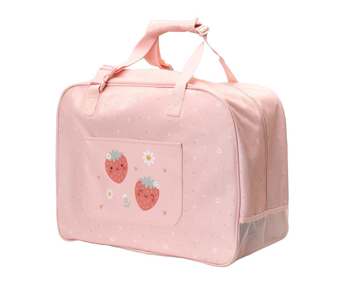 Bolso de Playa con Rejilla Strawberries Personalizable