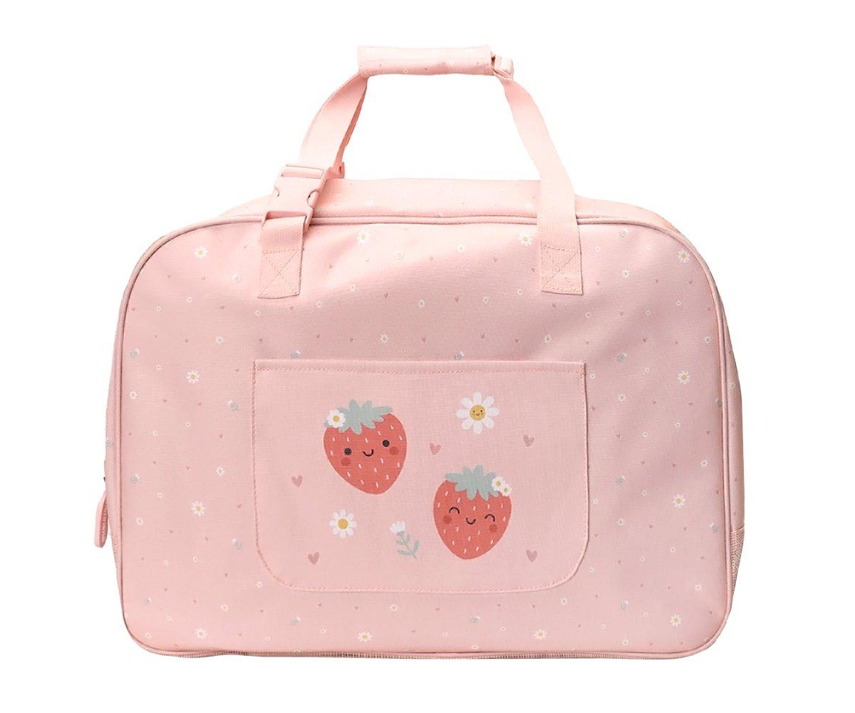 Bolso de Playa con Rejilla Strawberries Personalizable