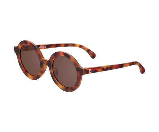 Gafas de Sol Flexibles (3-5años) Euro Round Amber Lenses Classic Tortoise