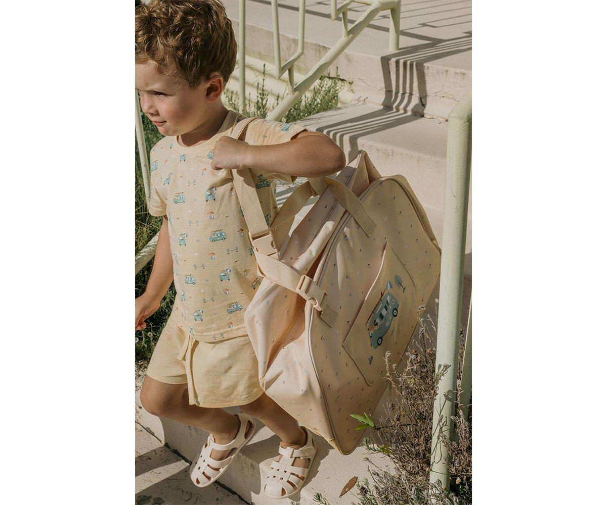 Bolso de Playa con Rejilla Fishing Boat Personalizable