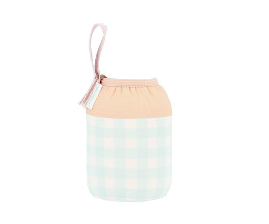 Botella Acero con Funda Stripes Apricot Personalizable 350ml