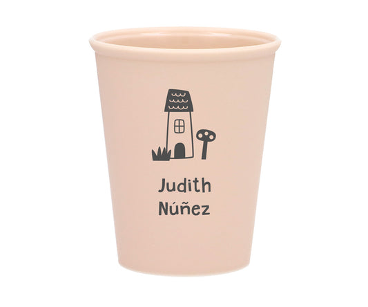 Vasito Personalizado Casita Hadas (+colores)