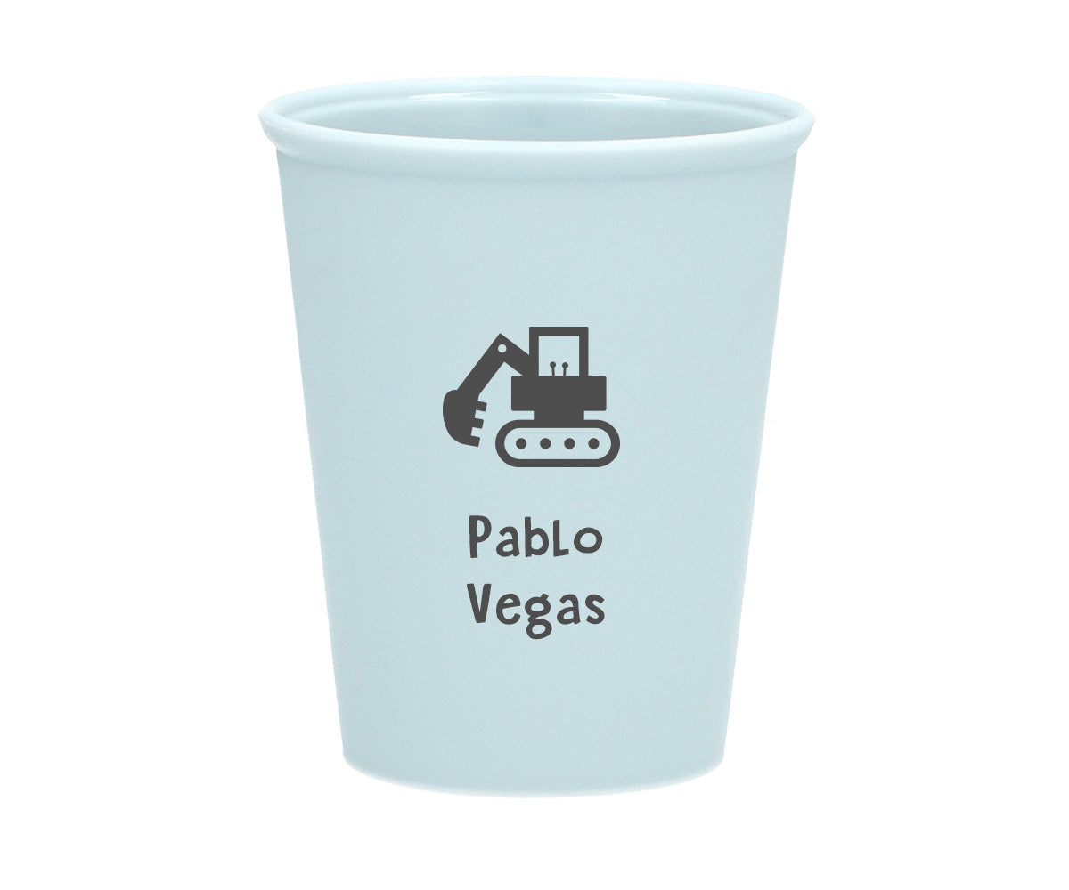 Vasito Personalizado Excavadora (+colores)