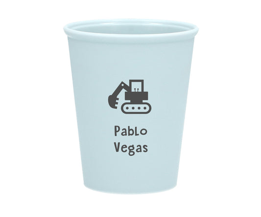 Vasito Personalizado Excavadora (+colores)