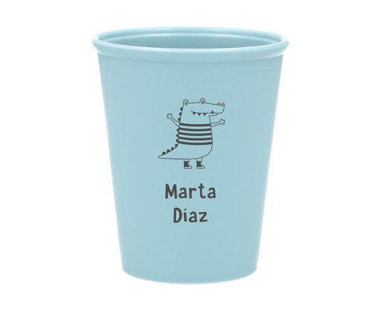 Vasito Personalizado Cocodrilo (+colores)
