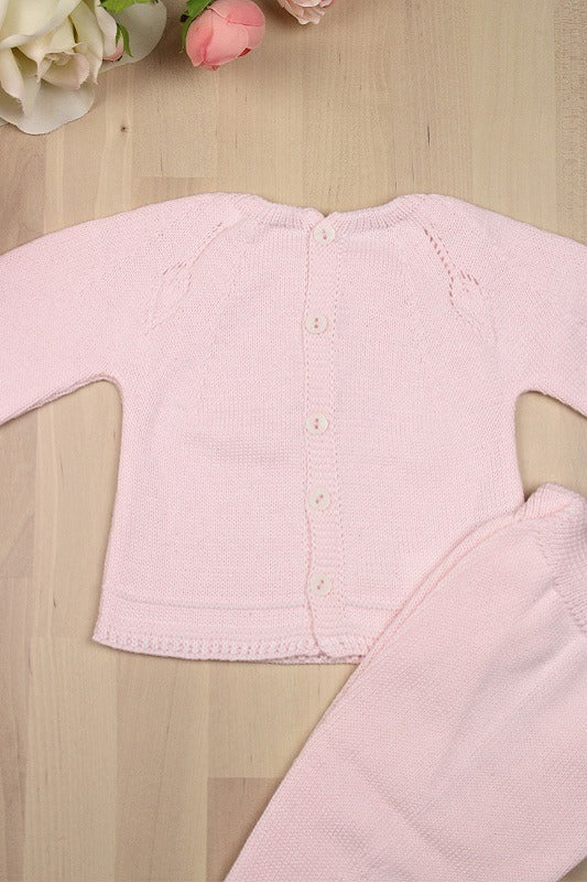Conjunto tricot MAGNOLIA rosa