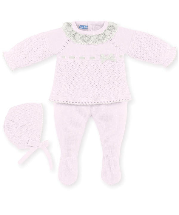 Conjunto de punto rosa