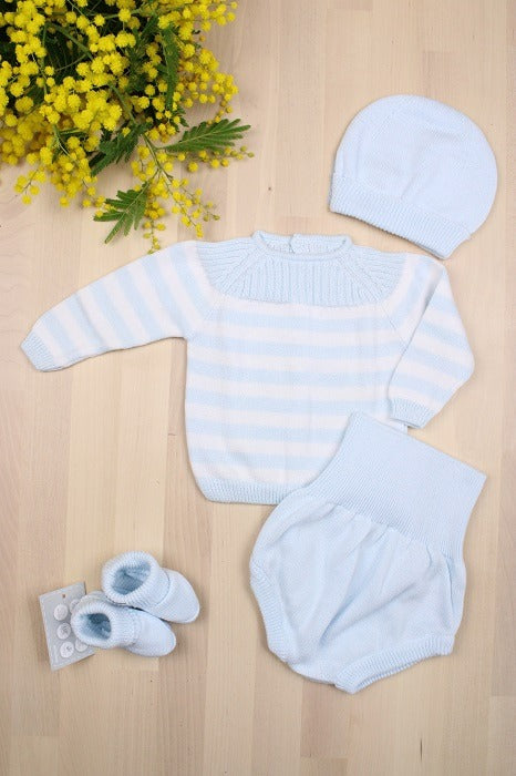 Pack 3 piezas CABRERA azul 100% ALGODÓN