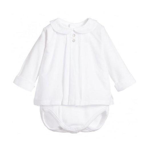 Body camisa batista manga larga