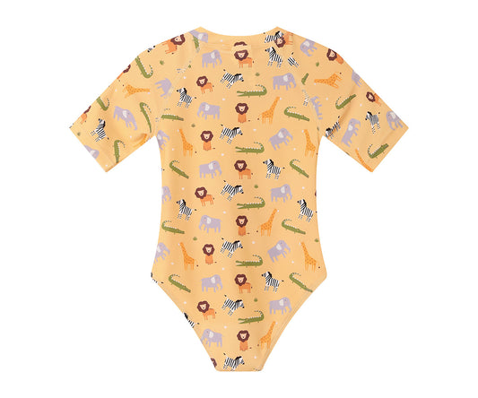 Bañador con cremallera Wild Animals