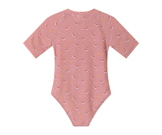 Bañador con cremallera Whale Pink