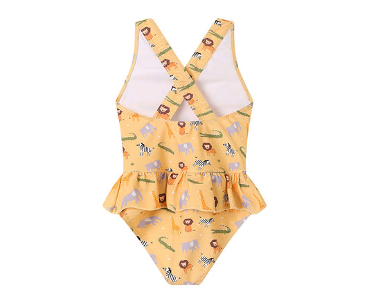 Bañador Cruzado con Volantes Wild Animals
