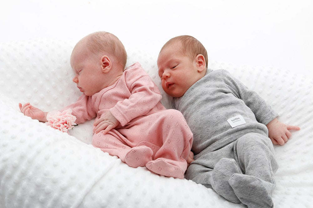 Set Cruzado + Polaina + Gorrito Palma Gris