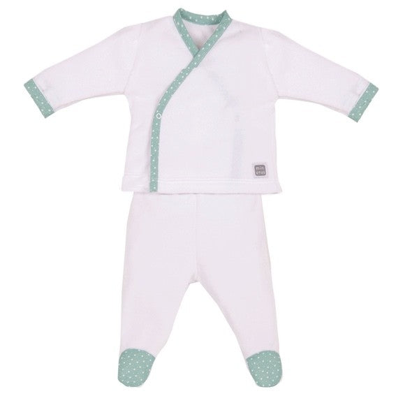 Conjunto Cruzado Stella Terciopelo mint