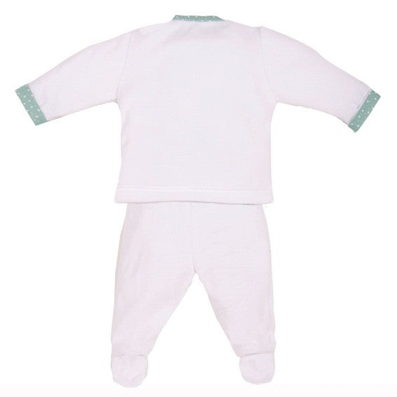 Conjunto Cruzado Stella Terciopelo mint