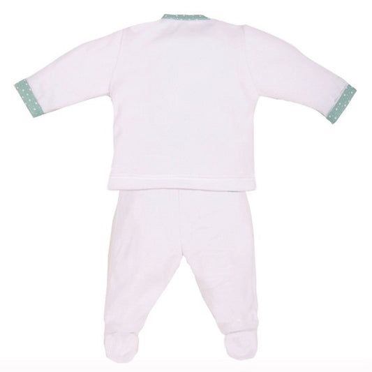 Conjunto Cruzado Stella Terciopelo mint