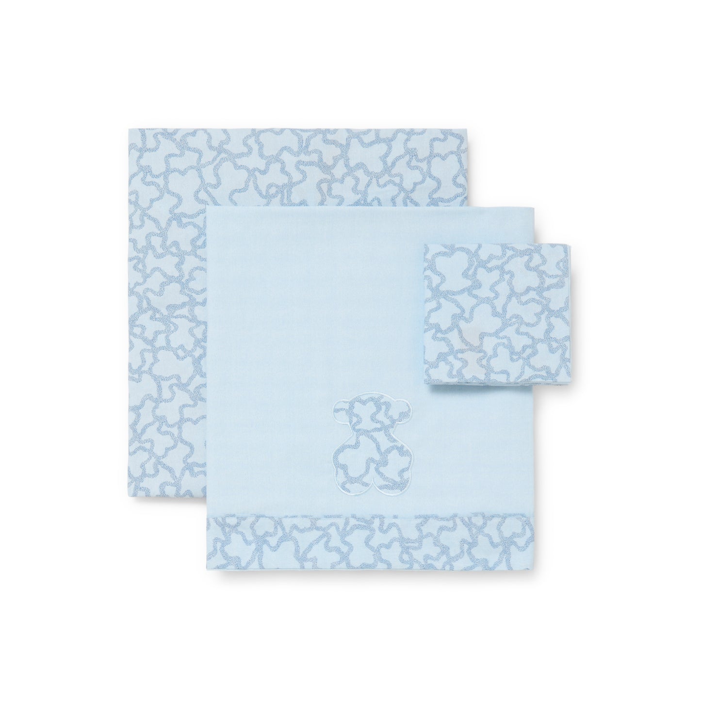 Juego de sábanas Kaos Celeste