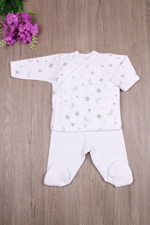 Conjunto estrellas y lunas