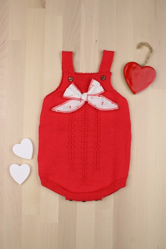 Pelele punto tirantes SWEET CHERRY cereza