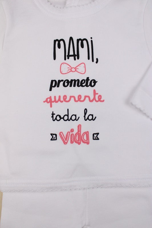 Conjunto primera puesta MAMI PROMETO