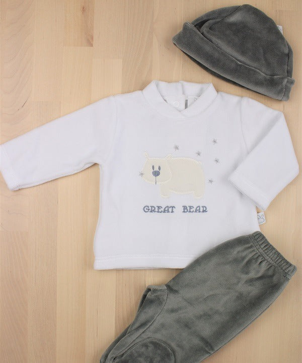 Conjunto terciopelo OSITO POLAR