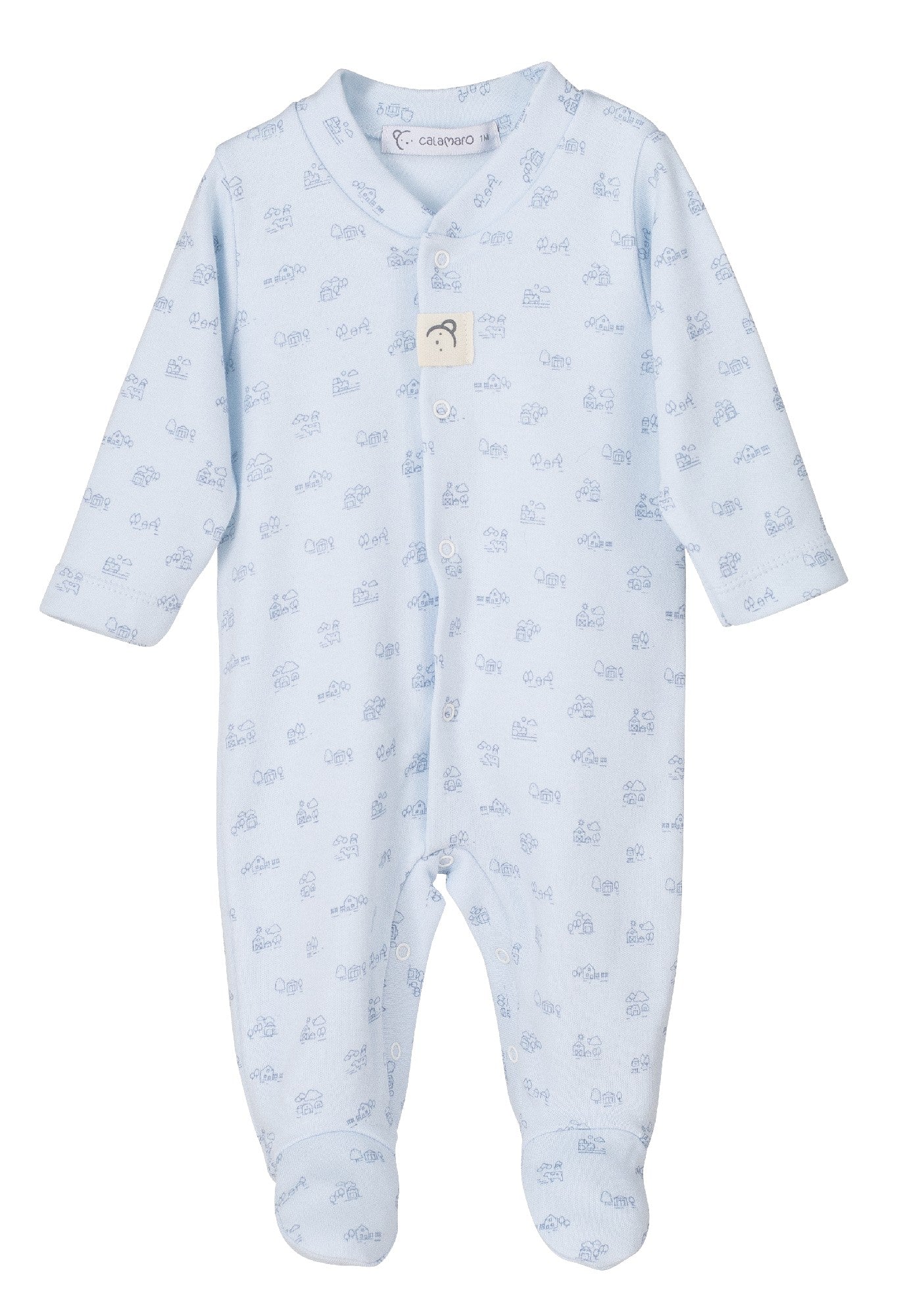 Pelele CASITAS CALAMARO AZUL