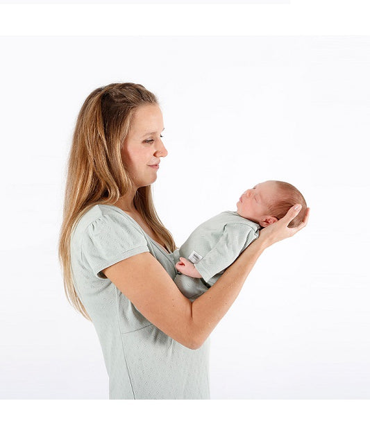 Set Cruzado + Polaina + Gorrito Palma Gris