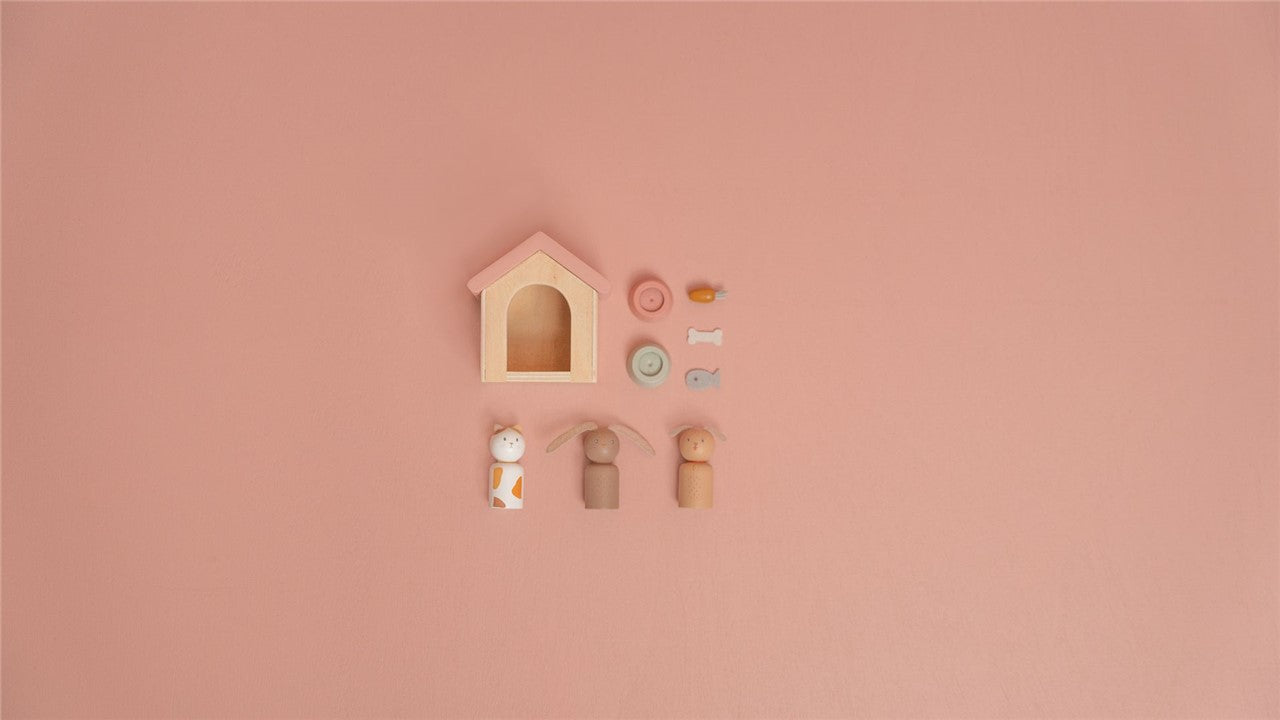 SET MASCOTAS CASA MUÑECAS FSC LITTLE DUTCH