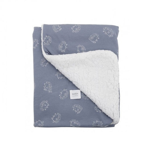 Arrullo invierno ERIZOS azul