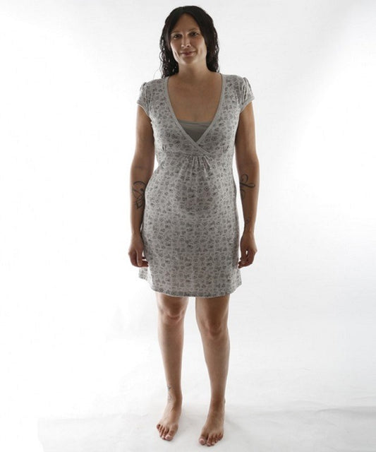 Camisón lactancia algodón orgánico FLASH