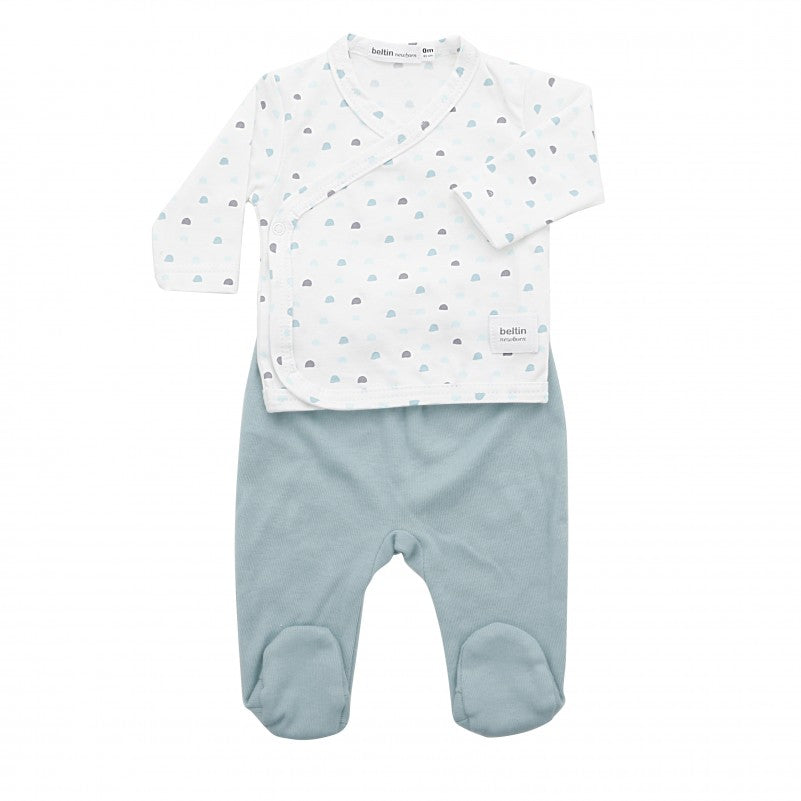 Conjunto recién nacido con polaina DUNE Bamboo - Main Image
