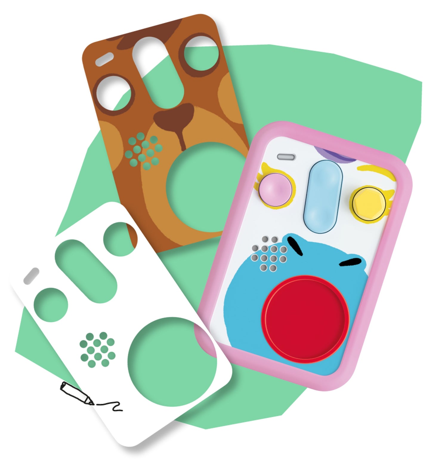 Funda protectora Patapum rosa