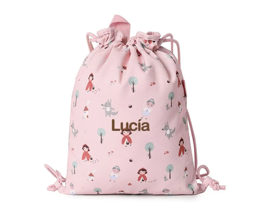 Mochila Saco Tela Little Red Personalizable