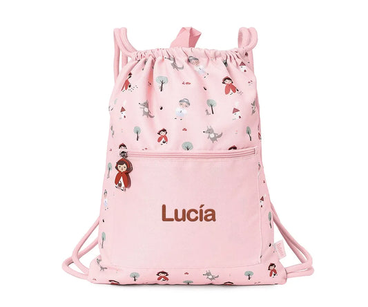 Mochila Saco Impermeable Little Red Personalizable