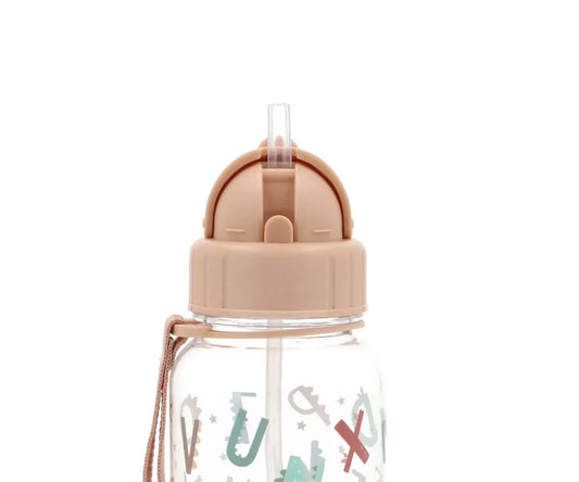 Botella Plástico Funny Letters Personalizable