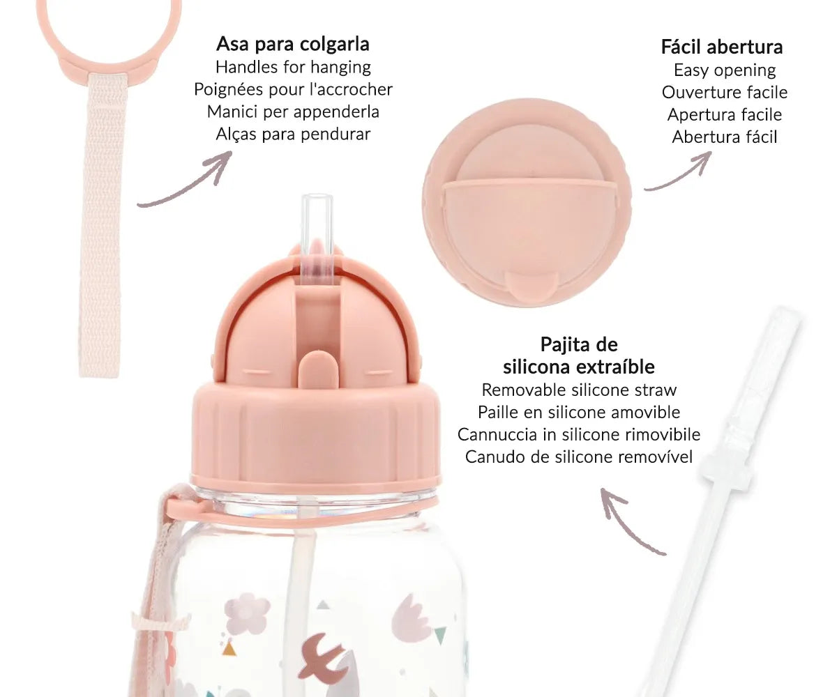 Botella Plástico Geometric Nature Personalizable