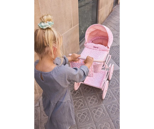 Carrito para Muñecas Flowers Personalizable