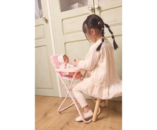 Muñeco Helena con Vestido y Gorrito White Flowers