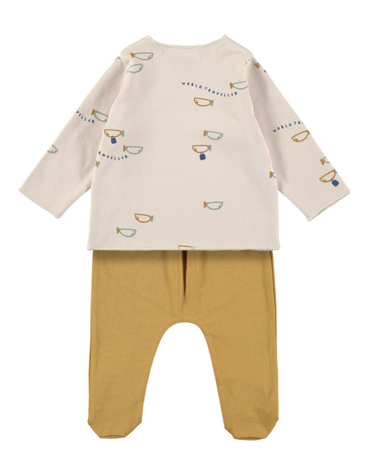 Jubón con polaina MOSTAZA