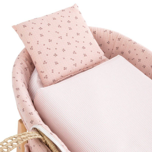 MOISES BEBE MIO CUCO + PATAS OLYMPIA FLORES/RAYAS 39x80x61 CM