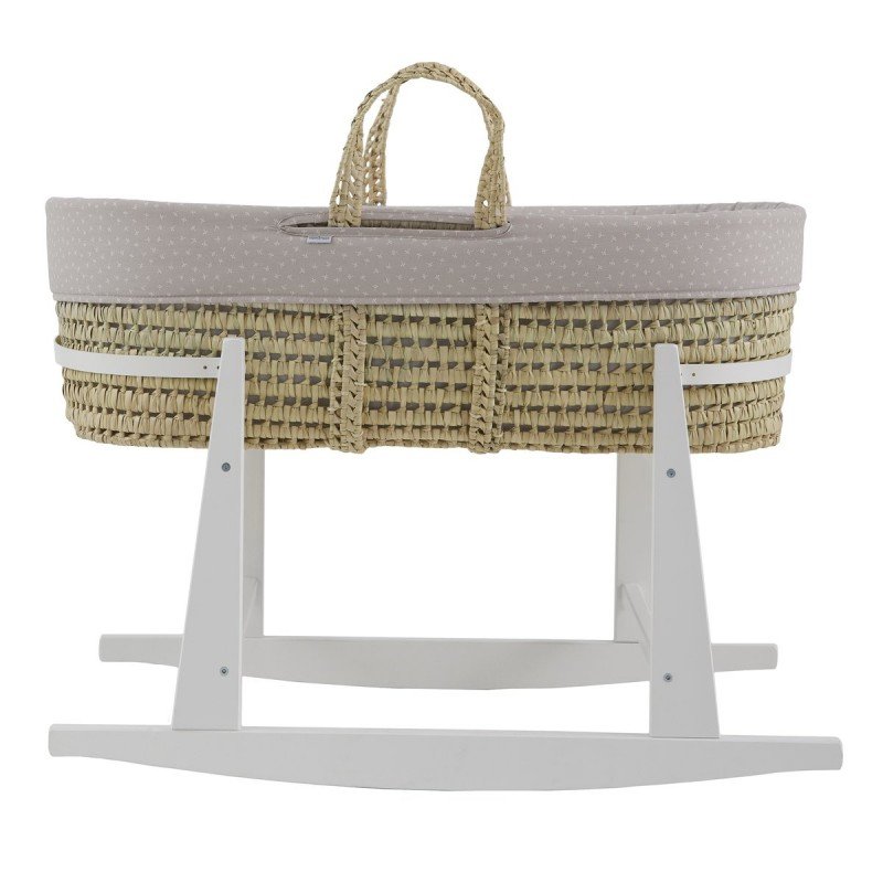 MOISES PALMA ACOLCH+PATA M.BCO ABETE BEIGE/BCO 39x80x61 CM
