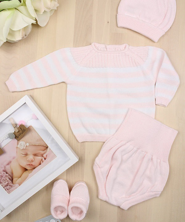 Pack 4 piezas CABRERA Rosa 100% ALGODÓN