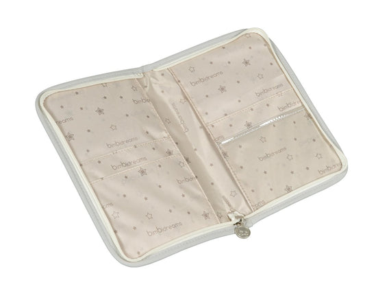 Portadocumentos Ecopiel Rayas Gris